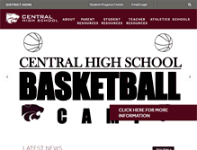 Tablet Screenshot of centralhigh.centralcss.org